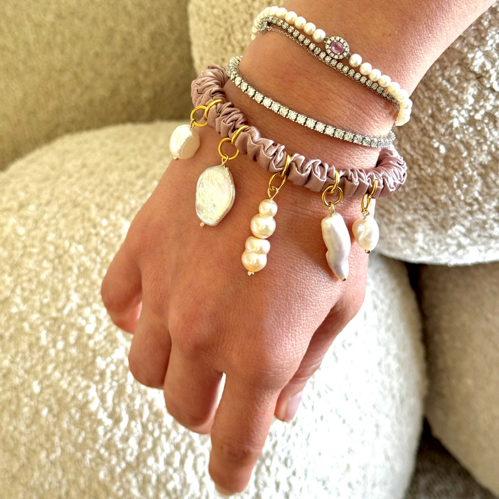 Magic Scrunchie · Rosa quartz