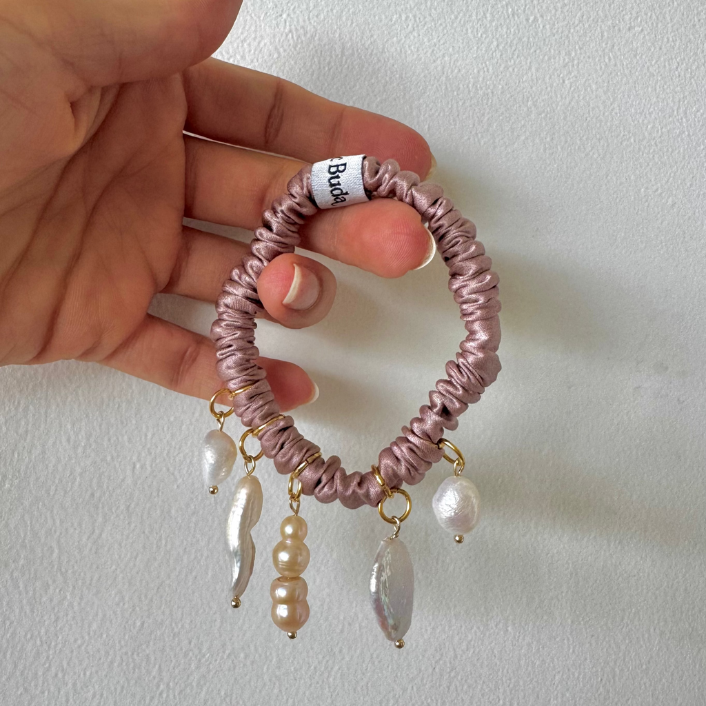 Magic Scrunchie · Rosa quartz